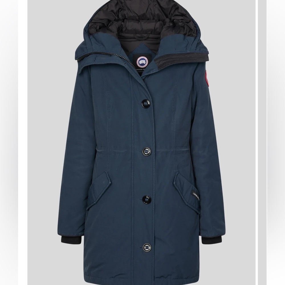 NWT New Canada Goose Rossclair Parka in Navy Blue Size Small